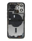 Tapa trasera con componentes preinstalados para iPhone 13 Pro en Guatemala, ideal para reparaciones y talleres especializados.