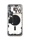 Tapa trasera para iPhone 15 Pro Max con componentes preinstalados, en Guatemala encuentra reparaciones de estructura de iPhone en talleres especializados.