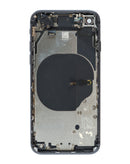 Compra en Guatemala una tapa trasera con componentes preinstalados original para iPhone 8 en color Space Gray.