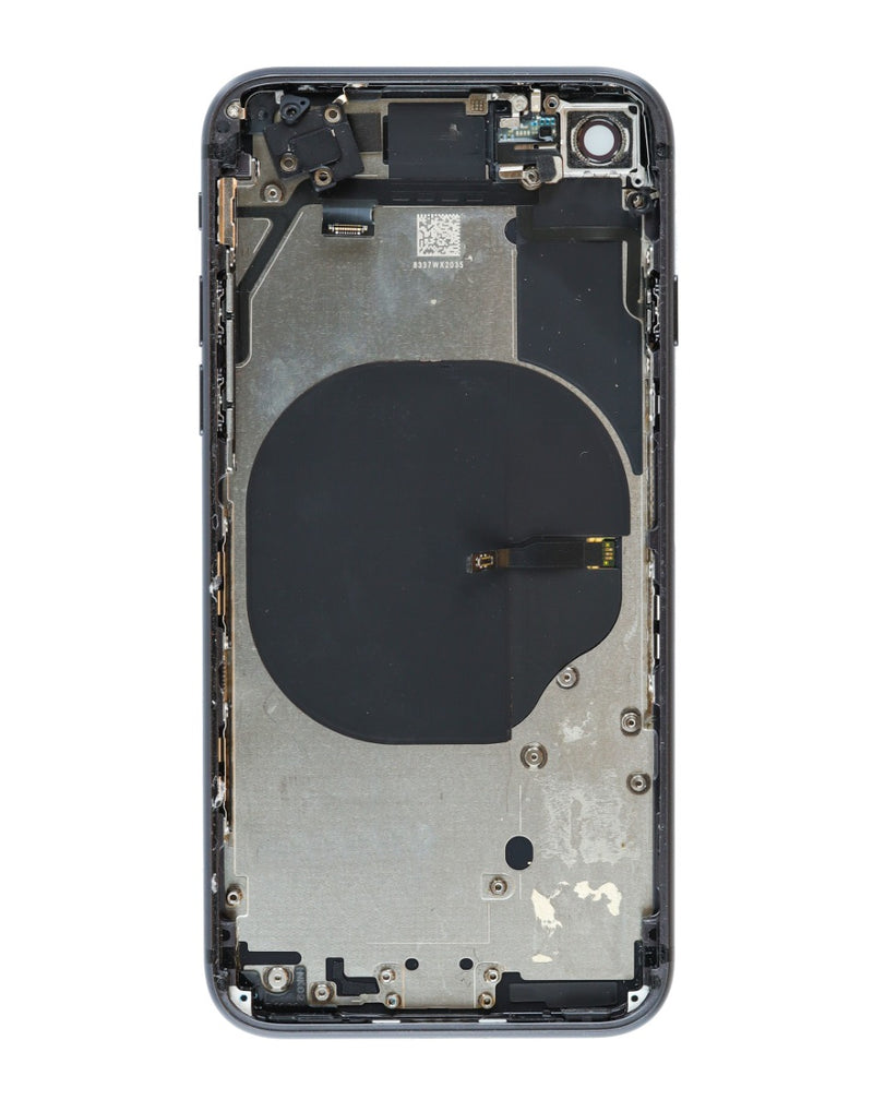 Compra en Guatemala una tapa trasera con componentes preinstalados original para iPhone 8 en color Space Gray.