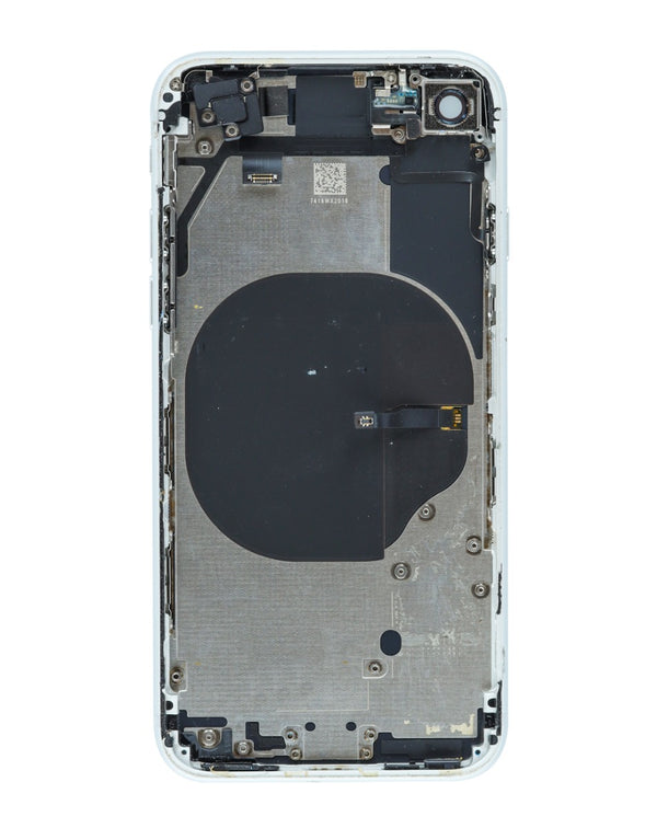 Encuentra tapas traseras con componentes pequeños preinstalados para iPhone 8 en Guatemala.