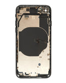 Encuentra tapa trasera con componentes pequeños preinstalados para iPhone SE (2022) en Guatemala.