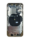 Encuentra tapas traseras con componentes preinstalados para iPhone XS en Guatemala en BajoPPLCD, distribuidor mayorista de estructuras traseras en color oro.