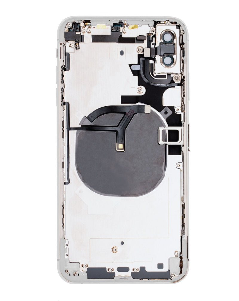 Encuentra tapa trasera con componentes preinstalados para iPhone XS Max en Guatemala para reparaciones rápidas y de calidad.