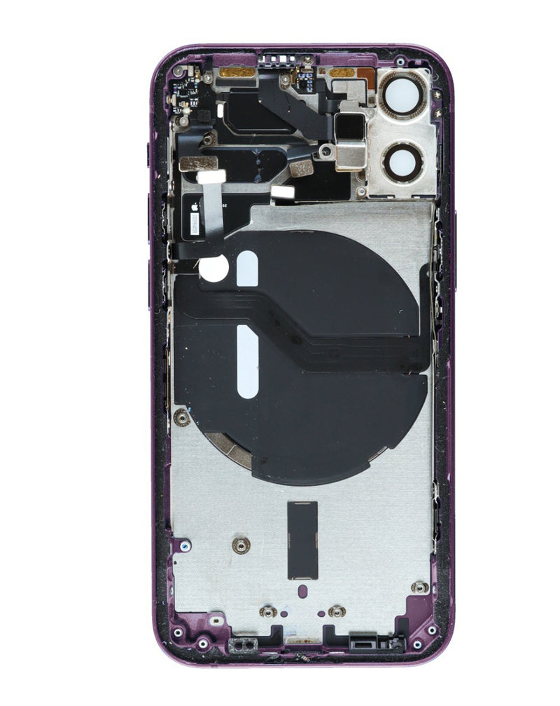 Compra la mejor carcasa trasera (PURPLE) con componentes preinstalados para iPhone 12 Mini en Guatemala.