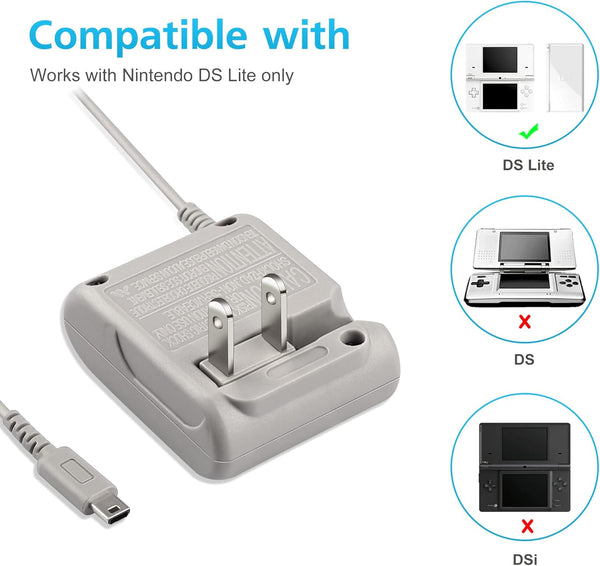Encuentra adaptadores AC con cable US para Nintendo DS Lite en Guatemala, al mejor precio y calidad garantizada.