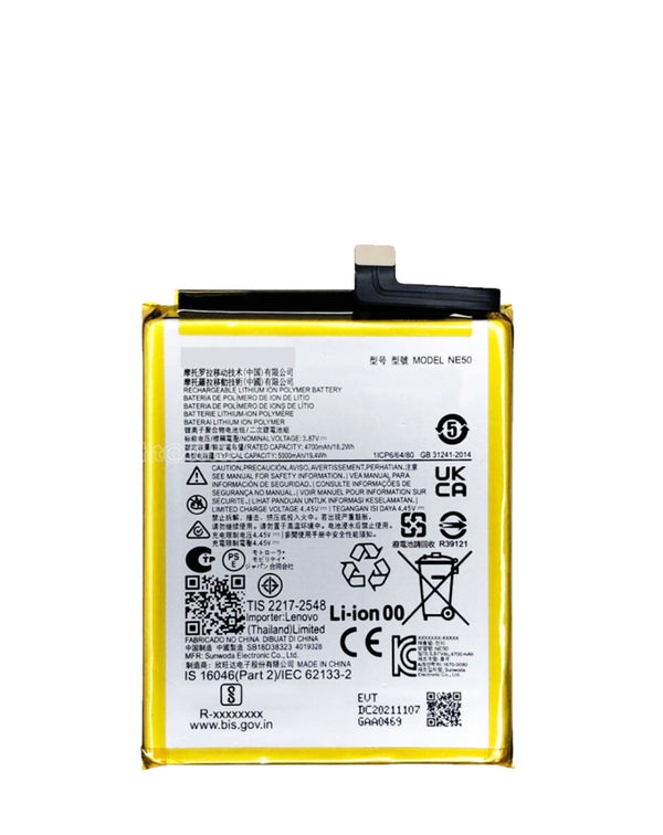 Venta de baterías originales para Motorola Moto G52 (XT2221-1 / 2022) y G82 5G (XT2225-1 / 2022) en Guatemala.