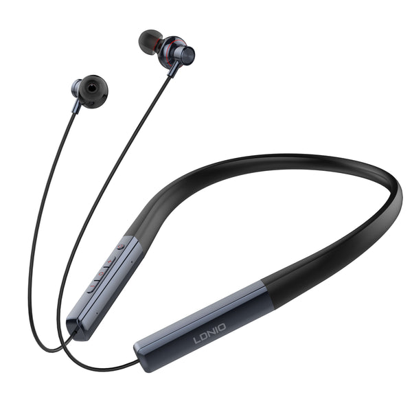 Audifonos neckband LDNIO N01 inalambricos (500mAh) (Negro / Azul)