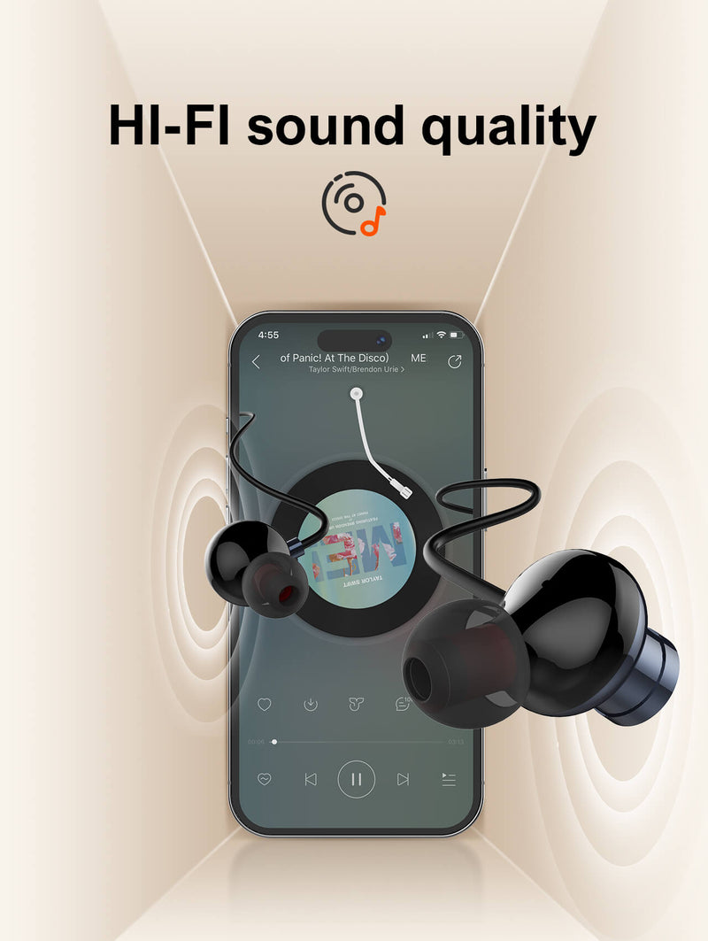 Audifonos neckband LDNIO N01 inalambricos (500mAh) (Negro / Azul)