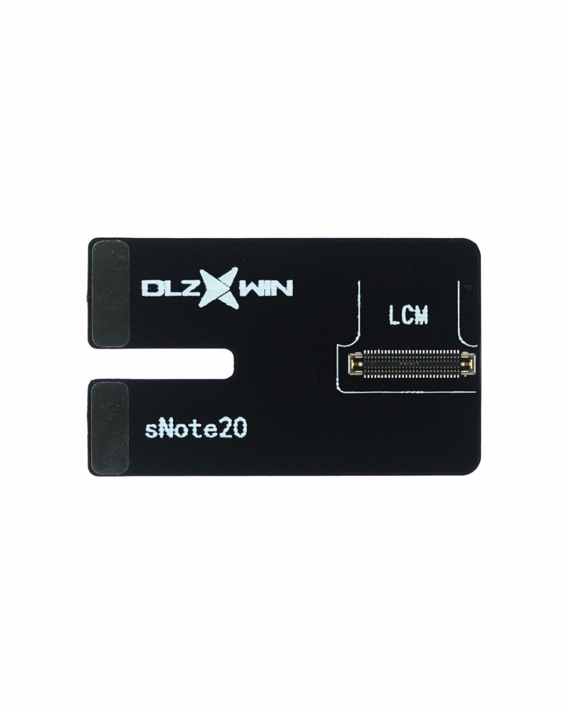 Encuentra cables flex DLZ XWIN Tester TestBox S300/S800 para Galaxy Note 20 en Guatemala con reparación de cables y etiquetas BajoPPLCD.