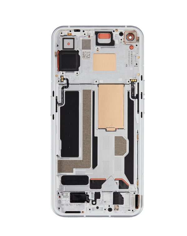 Encuentra la pantalla con marco OLED Premium para Nothing Phone 1 en Guatemala, ideal para reparaciones en talleres de telefonía.