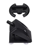 Volante de carreras negro para Joy-Con de Nintendo Switch, mejora el agarre y la experiencia de juego.