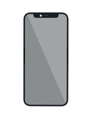 Vidrio frontal 3 en 1 Premium con película polarizadora y OCA para iPhone 13 Mini, listo para instalar.