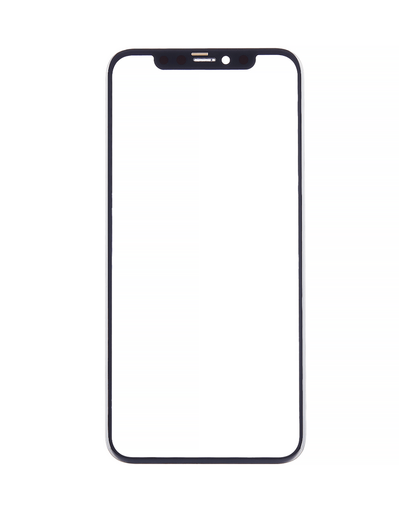 Reparación de vidrio frontal con OCA preinstalado para iPhone X en Guatemala.