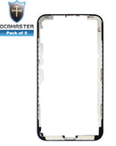 Compra al por mayor en Guatemala un pack de 5 marcos metálicos OCA Master para reparación de iPhone X con etiquetas de BajoPPLCD.