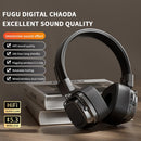 Auriculares inalámbricos CHROME plateados SlowBack, audio estéreo de alta fidelidad, diseño elegante y plegable.