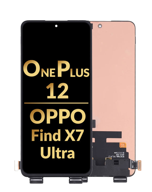 Encuentra pantallas OLED sin marco para OnePlus 12 y Oppo Find X7 Ultra en Guatemala con el mejor precio en mayoristas de tecnología.