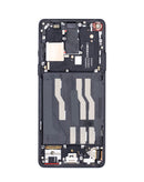 Pantalla con marco OnePlus 8 5G (ONYX BLACK) original disponible en Guatemala para reparaciones de dispositivos OnePlus.
