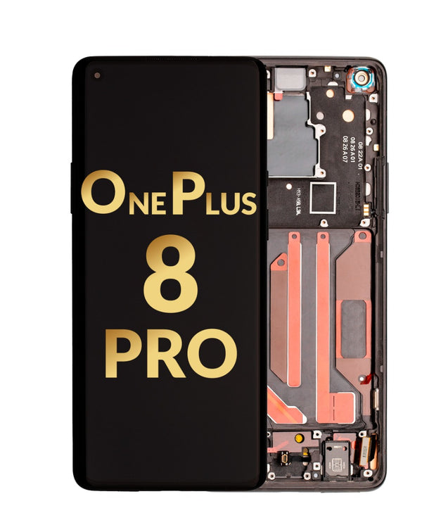 Reparación de pantalla con marco para OnePlus 8 Pro en Guatemala, encuentre la mejor calidad y precio en pantallas OLED en talleres de reparación de celulares.