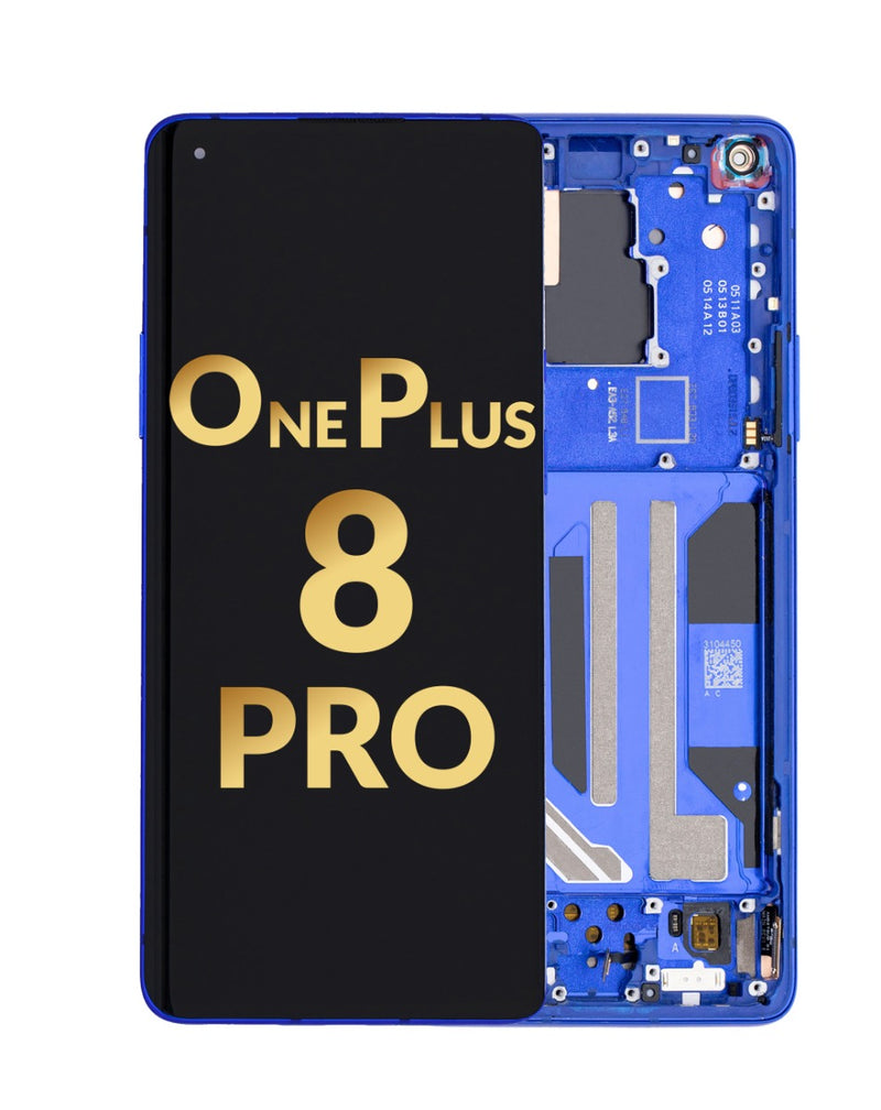 Venta de pantallas OLED con marco para OnePlus 8 Pro en Guatemala, calidad premium.