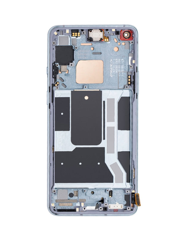 Venta de Pantalla con marco OnePlus 8T color plata en Guatemala, ¡encuentra la mejor calidad para reparaciones en talleres de confianza!