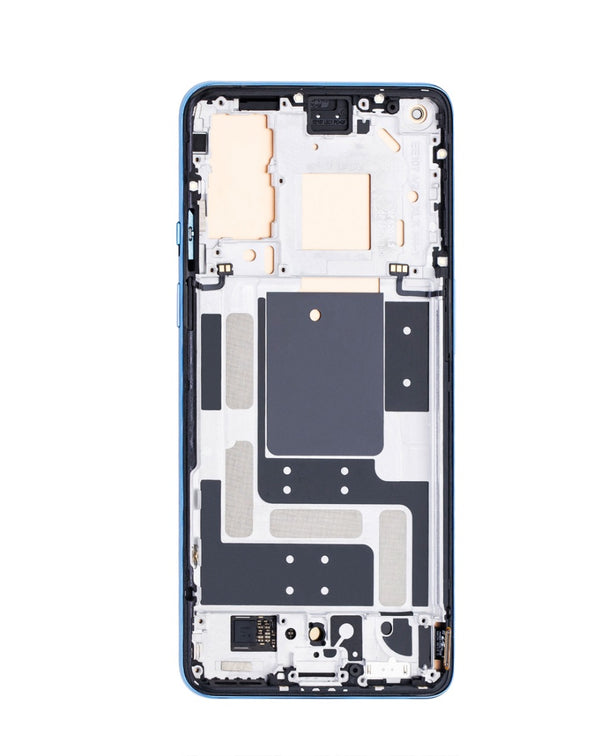 Compra la Pantalla OLED con marco OnePlus 9 (azul) en Guatemala al mejor precio en tiendas de mayoristas de repuestos para celulares.