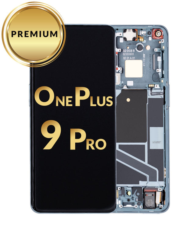 Reparación de pantalla OLED con marco para OnePlus 9 Pro en Guatemala.