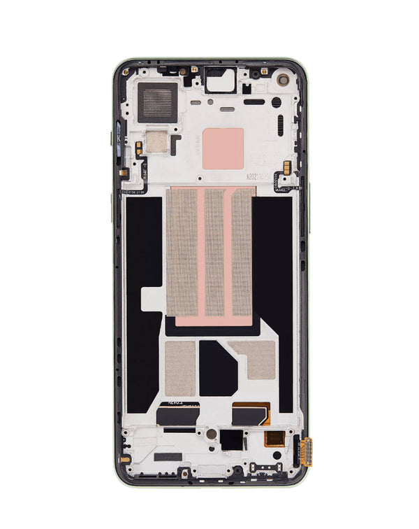 Reparación de pantalla con marco para OnePlus Nord 2 5G en Guatemala, color green wood.