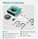 Ottocast P3 Pro AI Box para automóvil, 8GB RAM, 128GB almacenamiento, Wireless CarPlay y Android Auto, con YouTube, Netflix.