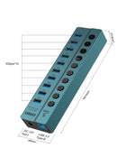 Mayorista en Guatemala de Hubs USB A 3.0 de 10 puertos de la marca Onten.
