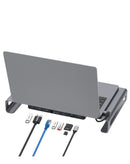 Estación de acoplamiento Onten 8 en 1 para laptop, con puertos USB-C, HDMI, USB 3.0.