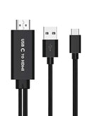 Encuentra el adaptador USB-C a HDMI de Onten con cable de carga en Guatemala para una conexión de alta calidad.