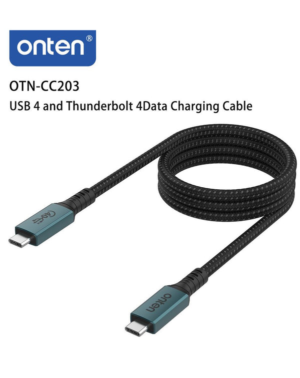 Compra un puerto de carga Onten USB con 4 conectores USB C-C de alta velocidad (100W / 40gbps) en Guatemala.