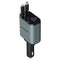 Encuentra el cargador de auto retráctil 4 en 1 de Onten con cable de carga rápido USB C y USB L en Guatemala, ideal para mayoristas y talleres de reparaciones de dispositivos electrónicos.