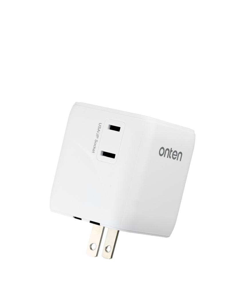 Adaptador de viaje universal Onten (AUS / UK / EU / USA) (2500W)