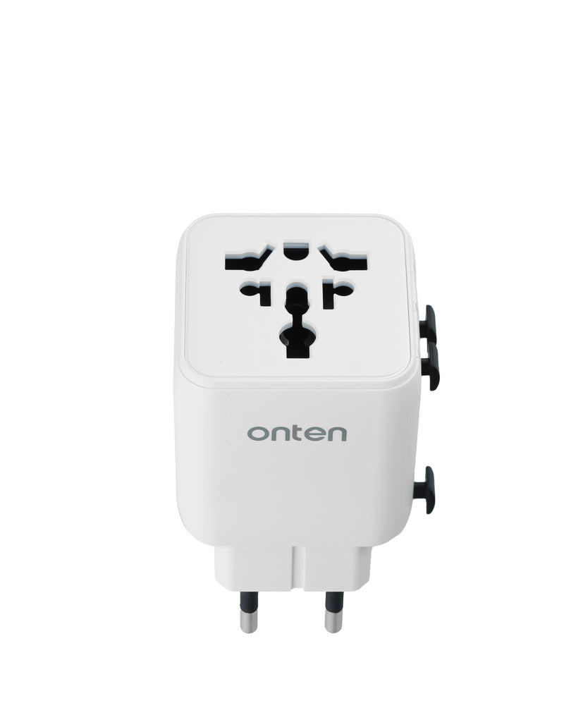 Adaptador de viaje universal Onten (AUS / UK / EU / USA) (2500W)