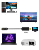 Encuentra el cable DP macho a HDMI de 6ft de la marca Onten en Guatemala para tus necesidades de conexión de alta calidad.