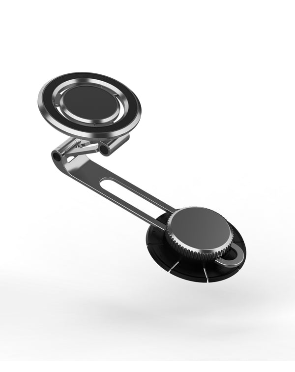 Soporte para carro ajustable con fuerte magnetismo perfecto para utilizar con etiquetas MagSafe en Guatemala.