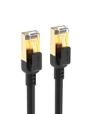 Venta al por mayor de Cable Ethernet CAT8 de la marca Onten en color negro de 1 metro en Guatemala.