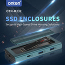 Estacion de acoplamiento USB Onten con gabinete SSD incorporado