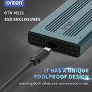 Estacion de acoplamiento USB Onten con gabinete SSD incorporado