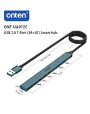 Encuentra el mejor expansor USB 7in1 en Guatemala con puertos USB 3.0, 2.0 y USB C de SlowBack.