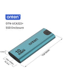 Venta al por mayor de Caja SSD Onten B+M Key (10gbps) en Guatemala para accesorios SSD.