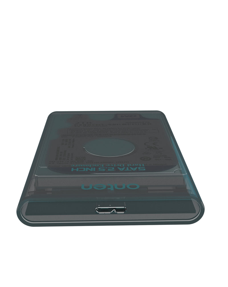 Encuentra la caja HDD 2.5 de la marca Onten para reparaciones de discos duros en Guatemala.