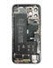 Tapadera trasera original con batería y piezas pequeñas para iPhone 11 Pro en Guatemala, ideal para reparaciones y talleres de celulares.