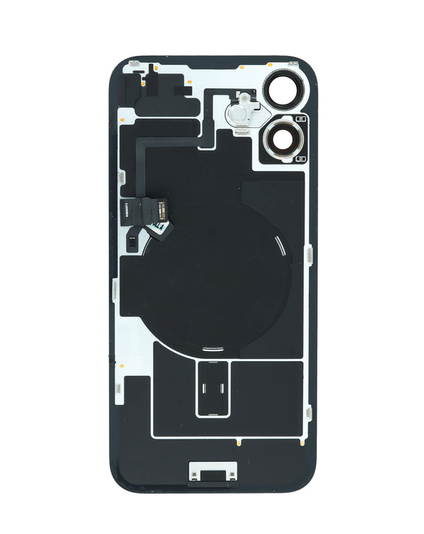 Encuentra tapa trasera OEM para iPhone 16 Plus con marco, cable flex y NFC inalámbrica en Guatemala.