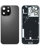 Encuentra tapa trasera original con marco y flex cable NFC para iPhone 16 Pro Max en Guatemala con carga inalámbrica y imán MagSafe.