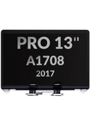 Reparación de pantalla LCD plateado para MacBook Pro 13 (A1708 / Mid 2017) en Guatemala.