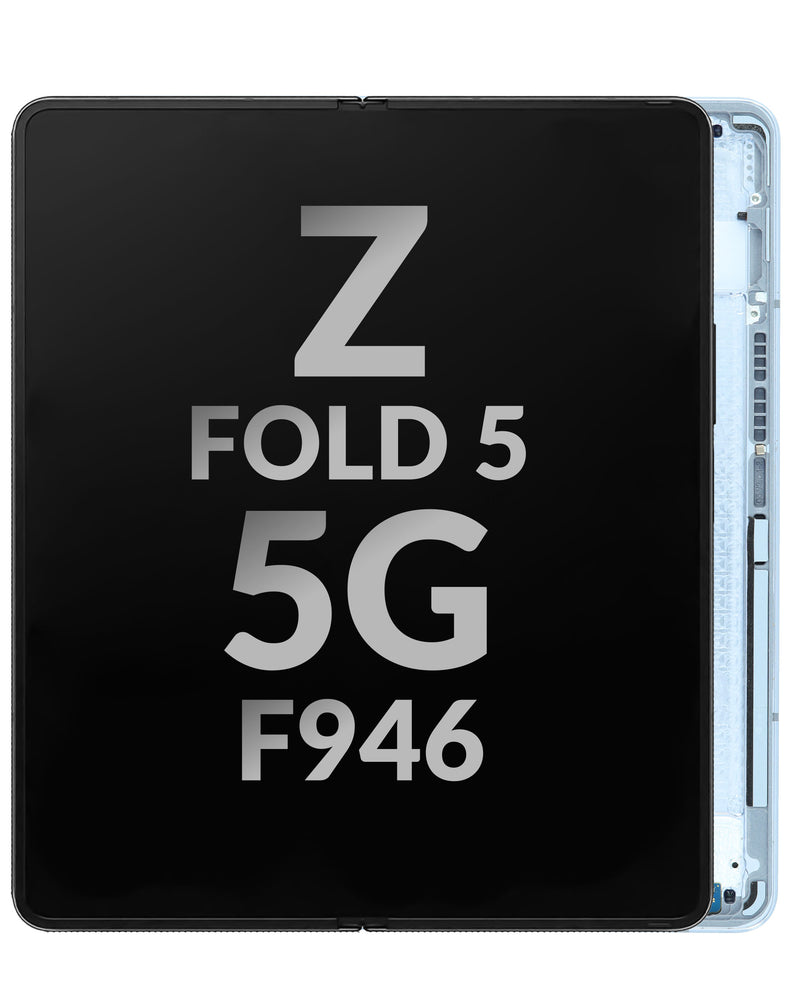 Encuentra pantalla OLED con marco Galaxy Z Fold 5 F946 (ICE BLUE) para reparaciones en Guatemala.
