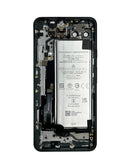 Encuentra en Guatemala mayorista de reparaciones de la estructura Google Pixel 5A con componentes preinstalados en color negro.